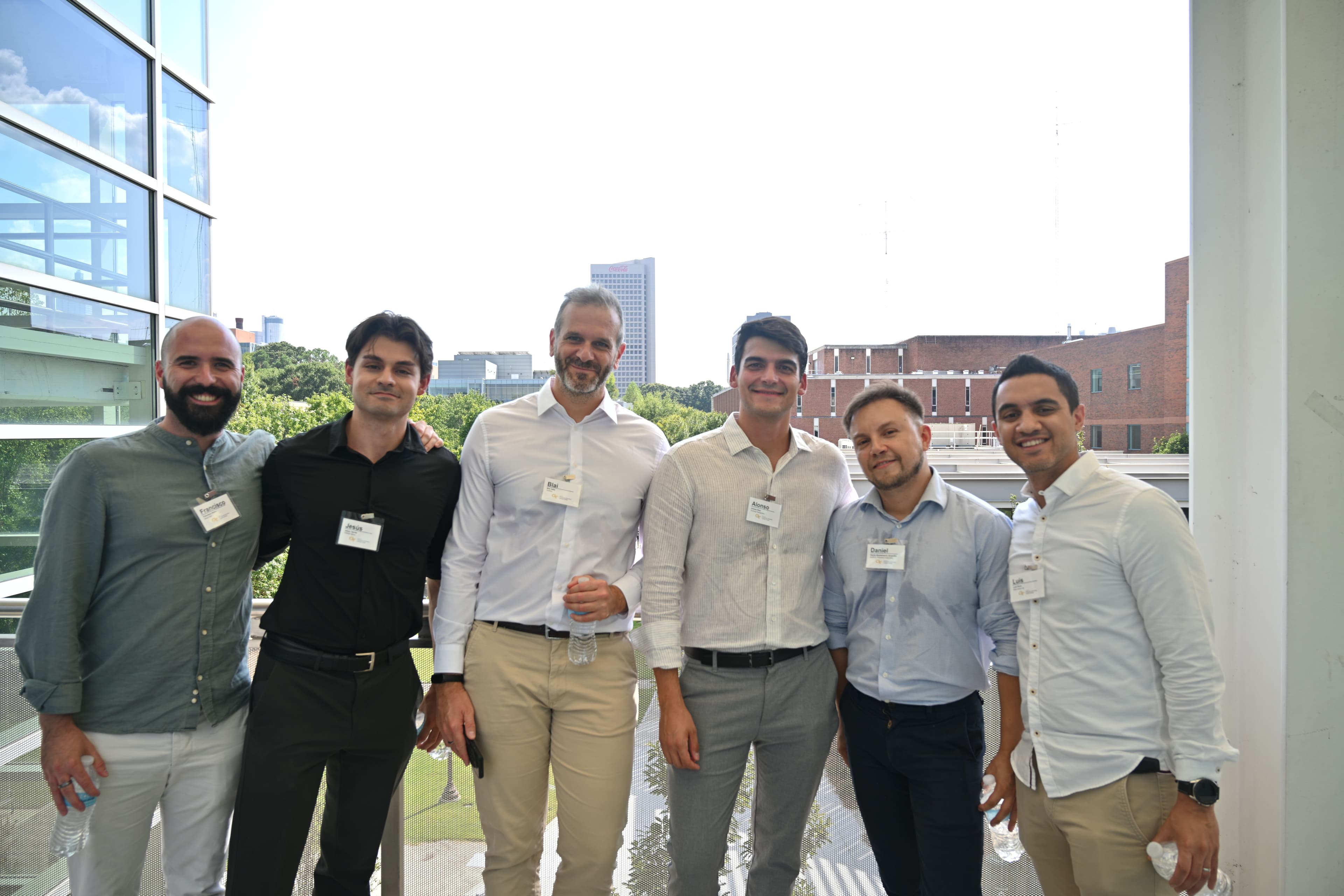 PERSEI Space team with other Spanish startup founders at Georgia Tech in Atlanta